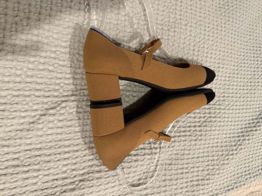 Rothy's The Mary Jane Heel in Wren Captoe - Picture 4 of 9